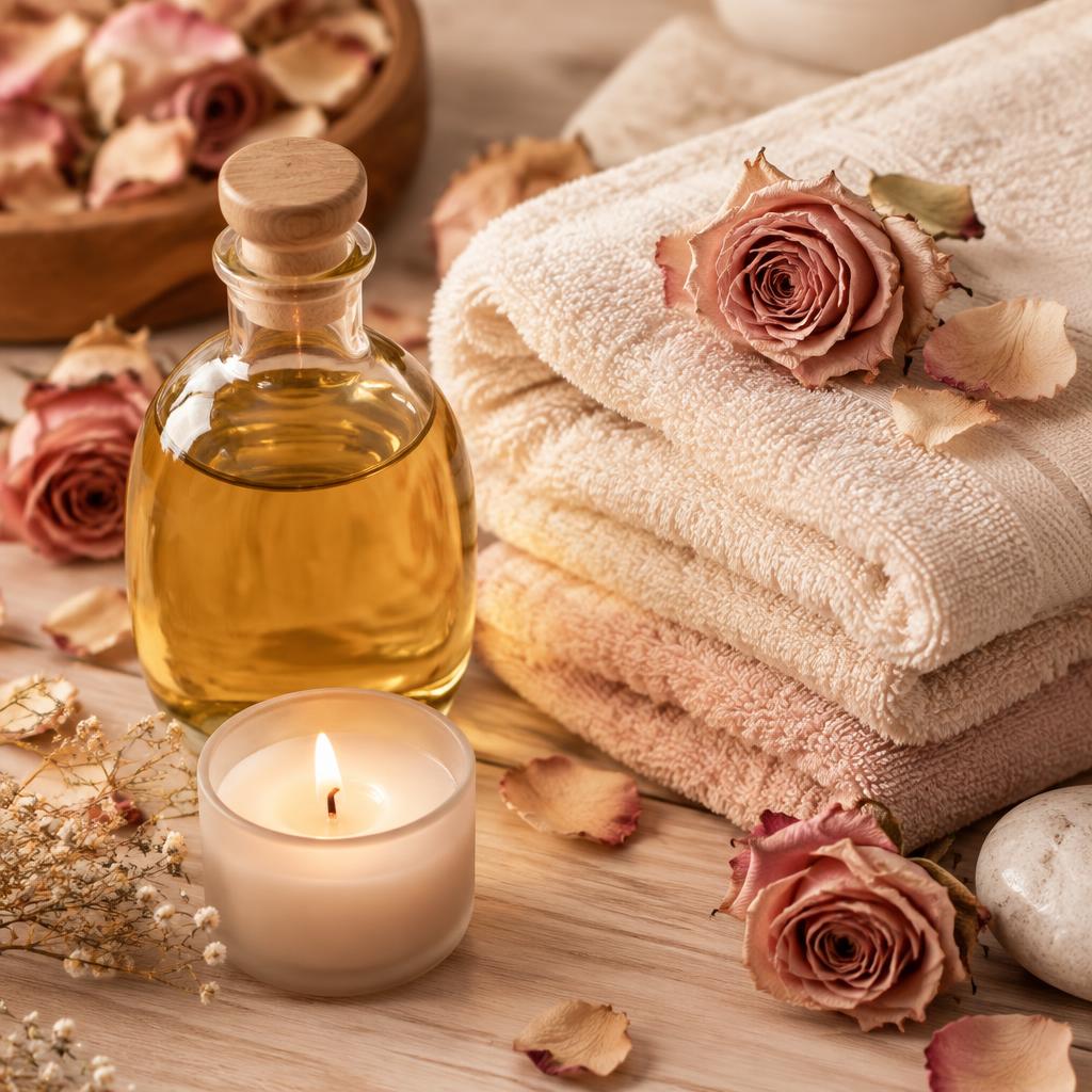 Relaxing Massage Setup